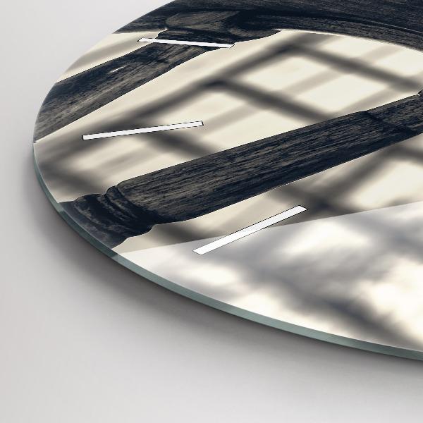 Orologio rotondo in vetro Nave antica