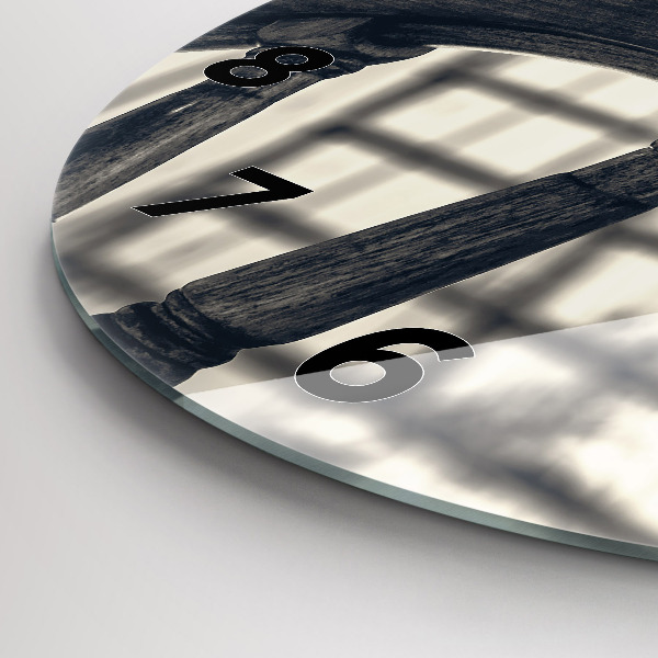 Orologio rotondo in vetro Nave antica