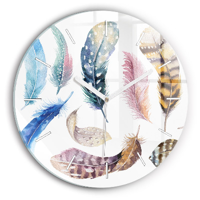 Orologio rotondo in vetro Illustrazione d'arte retrò