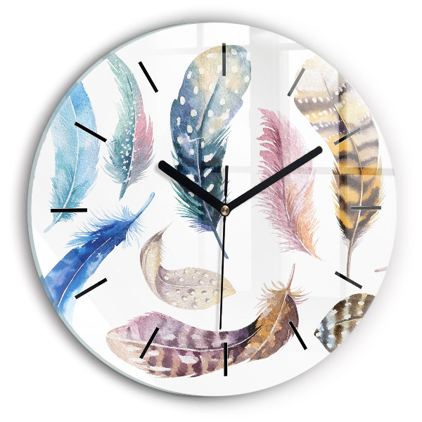 Orologio rotondo in vetro Illustrazione d'arte retrò