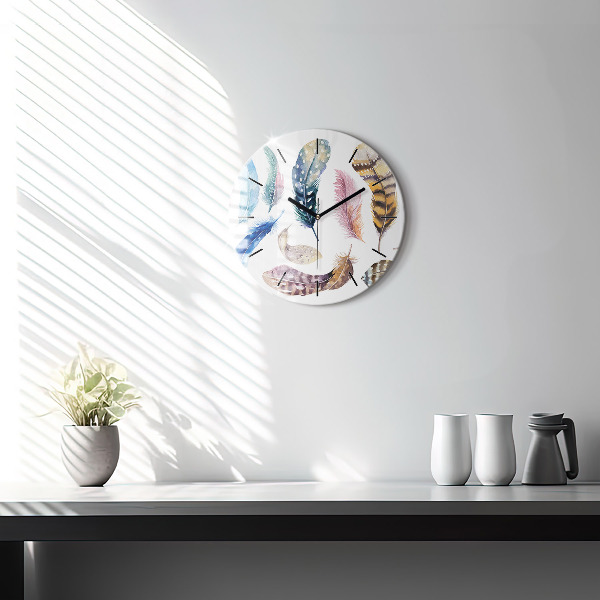 Orologio rotondo in vetro Illustrazione d'arte retrò