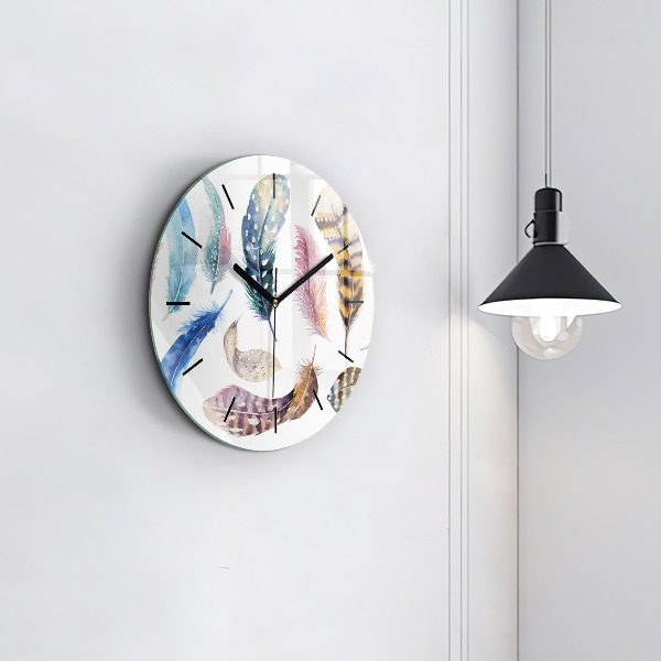 Orologio rotondo in vetro Illustrazione d'arte retrò