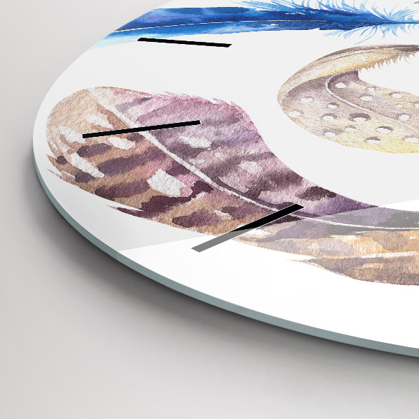 Orologio rotondo in vetro Illustrazione d'arte retrò