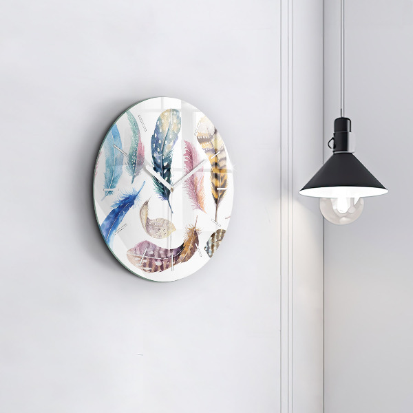 Orologio rotondo in vetro Illustrazione d'arte retrò