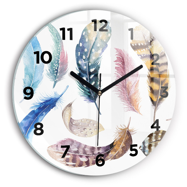 Orologio rotondo in vetro Illustrazione d'arte retrò