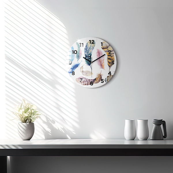 Orologio rotondo in vetro Illustrazione d'arte retrò