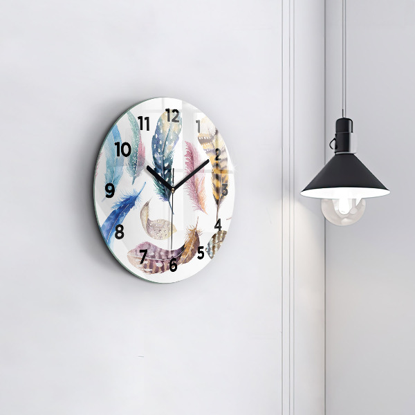 Orologio rotondo in vetro Illustrazione d'arte retrò