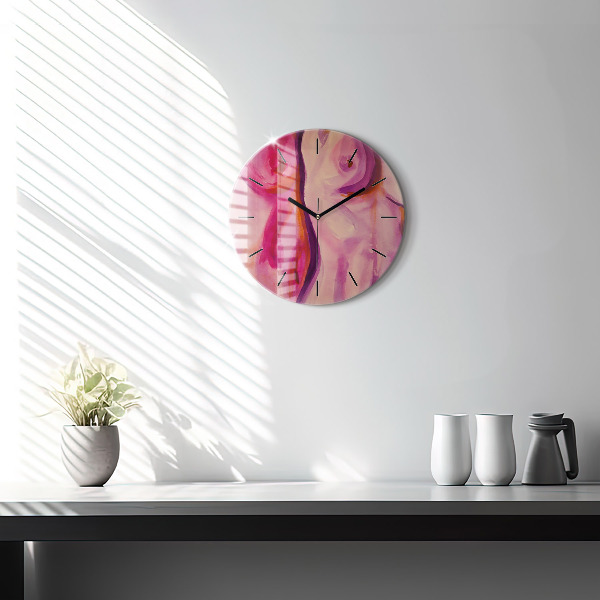 Orologio rotondo in vetro Dipingere Donne