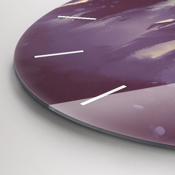 Orologio rotondo in vetro Zombie di notte - Halloween