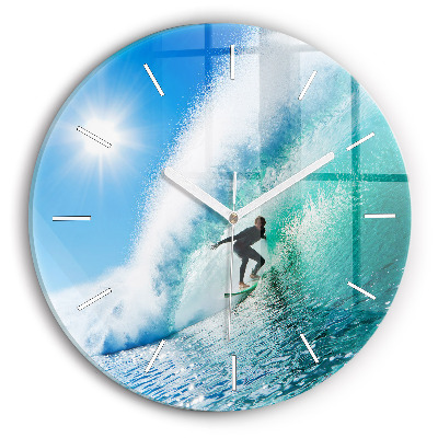 Orologio rotondo Surf alle Hawaii