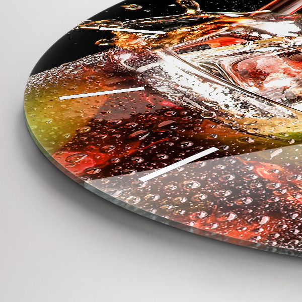 Orologio rotondo Bere con ghiaccio