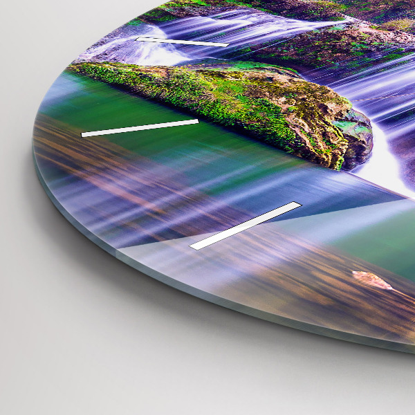 Orologio rotondo in vetro Cascata Jiulong Cina