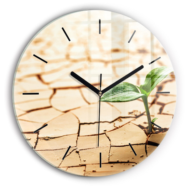 Orologio rotondo Piantare in terreno asciutto