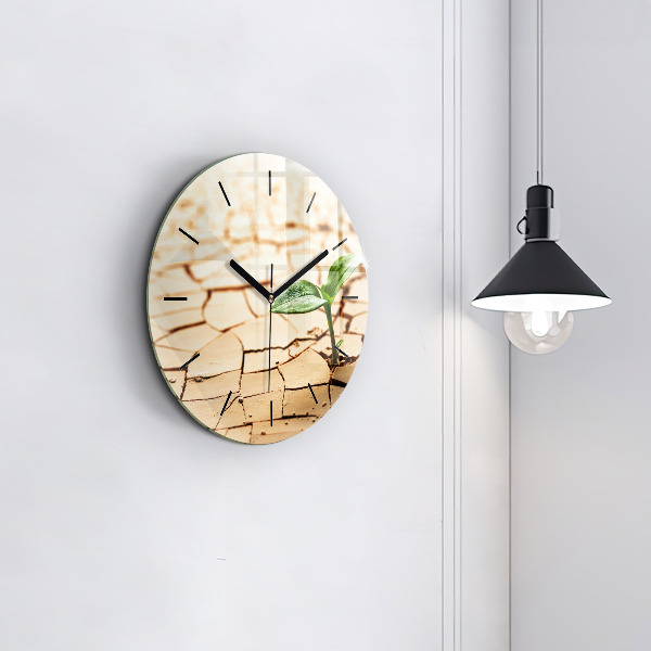 Orologio rotondo Piantare in terreno asciutto