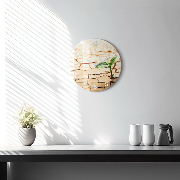 Orologio rotondo Piantare in terreno asciutto