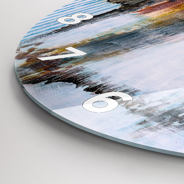 Orologio rotondo Astrazione