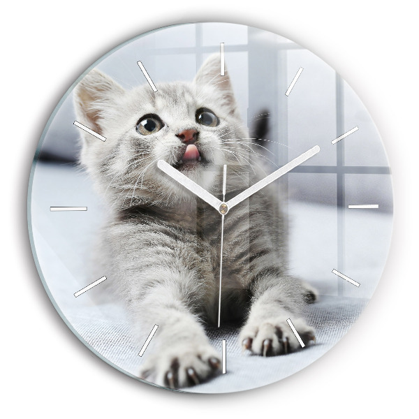 Orologio rotondo Gatto sul divano