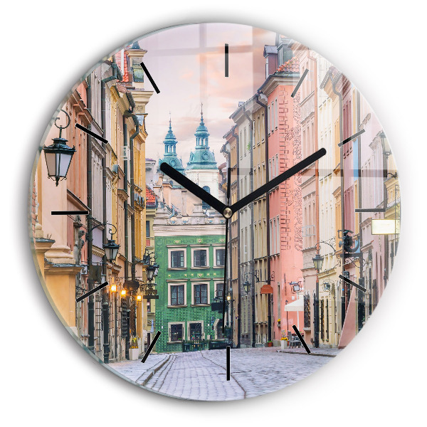 Orologio rotondo Città Vecchia di Varsavia