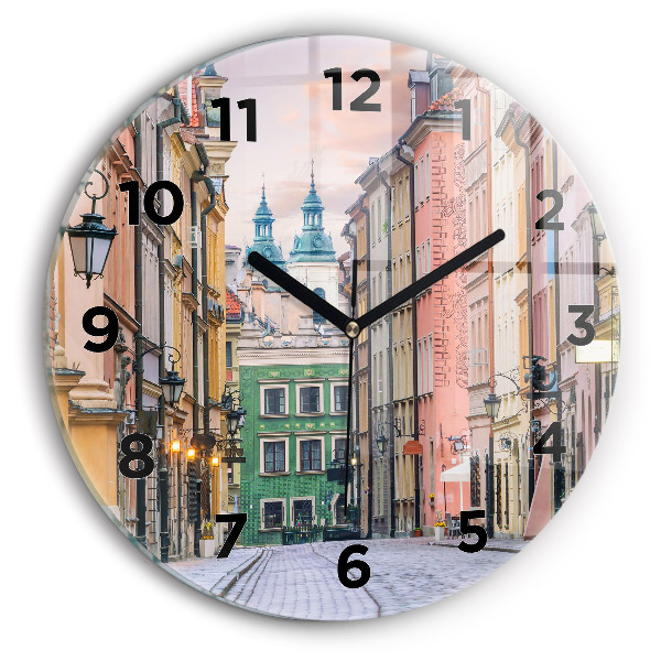 Orologio rotondo Città Vecchia di Varsavia