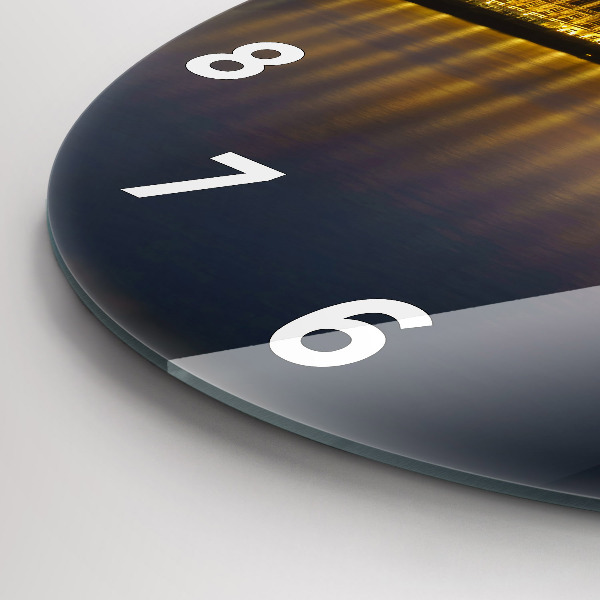 Orologio rotondo in vetro Palazzo Winchester Londra