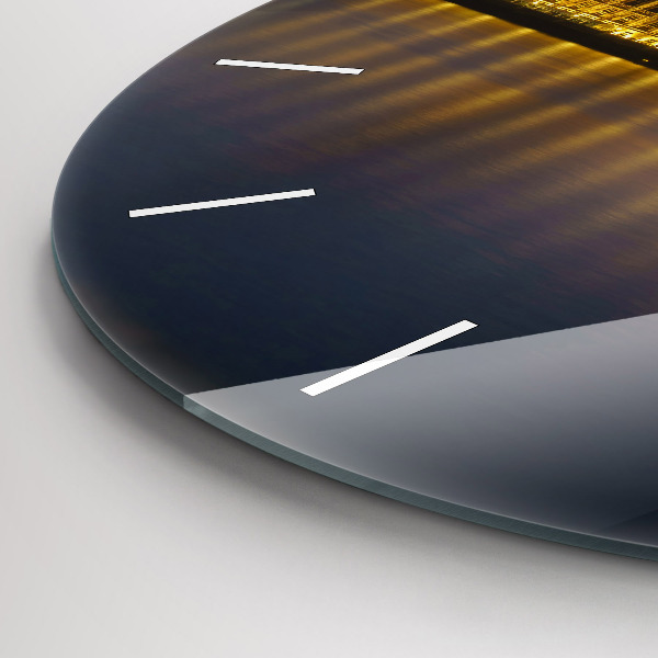 Orologio rotondo in vetro Palazzo Winchester Londra