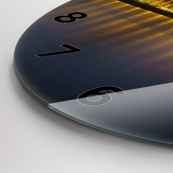 Orologio rotondo in vetro Palazzo Winchester Londra