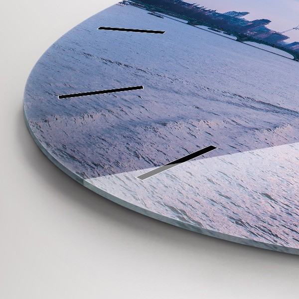 Orologio rotondo in vetro Panorama della città dal London Eye