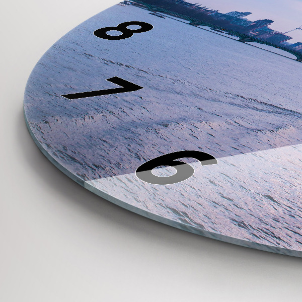 Orologio rotondo in vetro Panorama della città dal London Eye