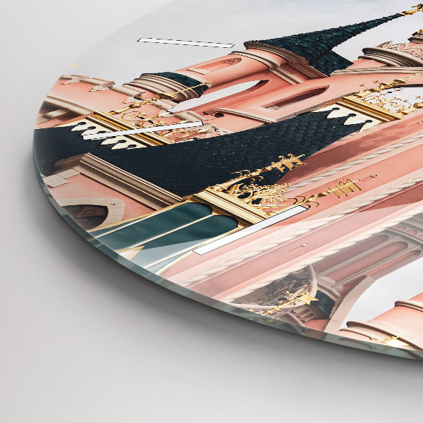 Orologio rotondo in vetro Castello di Disneyland Paris