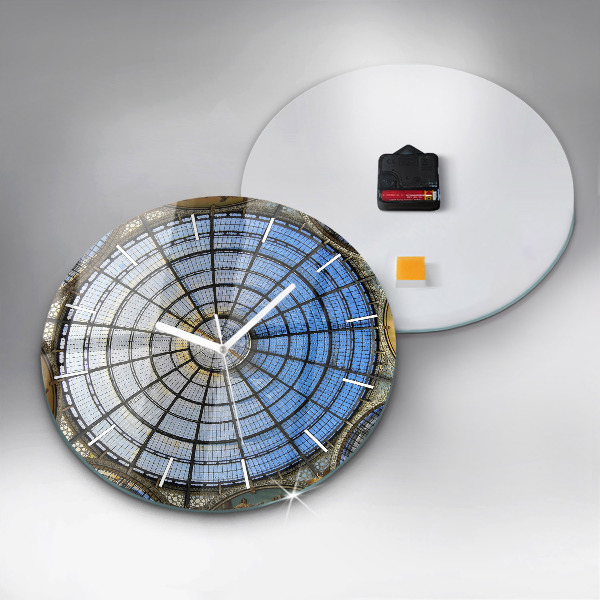 Orologio rotondo in vetro Centro commerciale a Milano