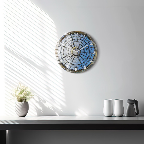 Orologio rotondo in vetro Centro commerciale a Milano