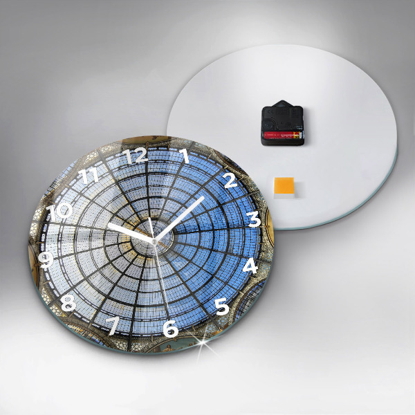 Orologio rotondo in vetro Centro commerciale a Milano
