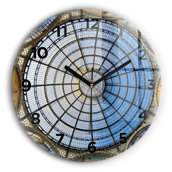 Orologio rotondo in vetro Centro commerciale a Milano