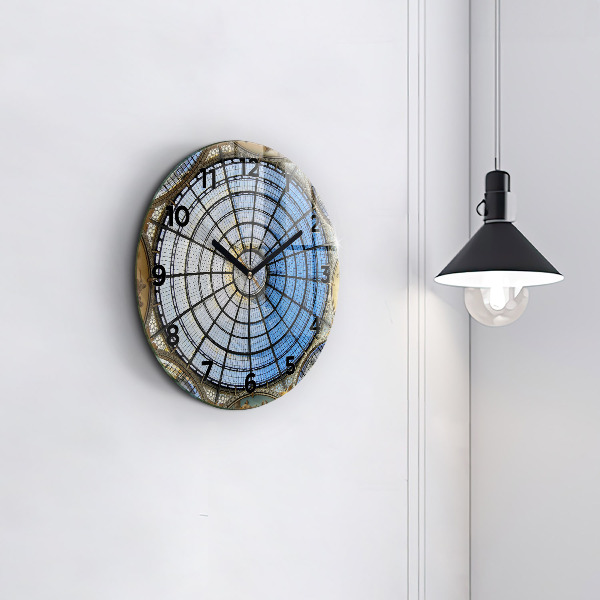 Orologio rotondo in vetro Centro commerciale a Milano