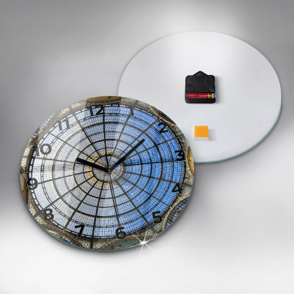 Orologio rotondo in vetro Centro commerciale a Milano