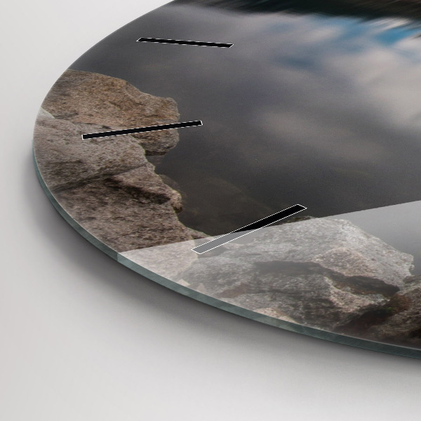 Orologio rotondo in vetro Alti Tatra in Slovacchia