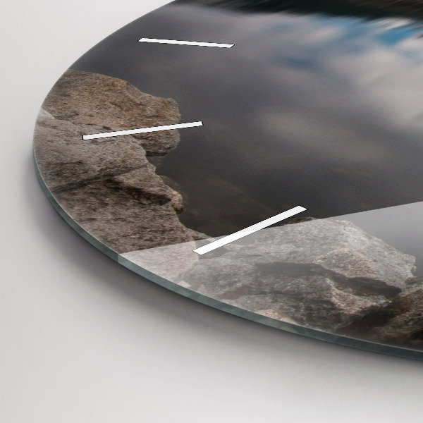 Orologio rotondo in vetro Alti Tatra in Slovacchia