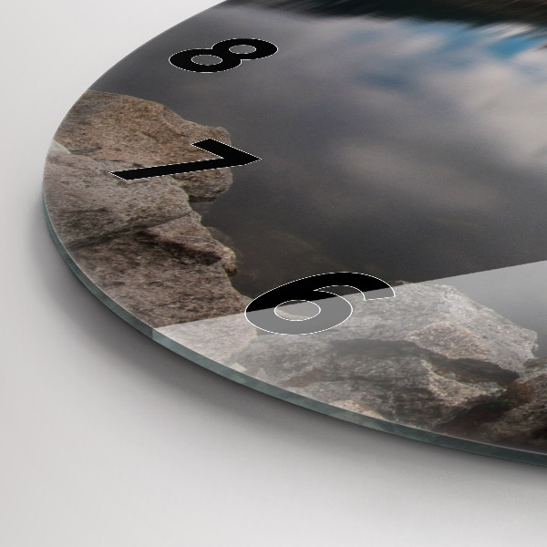 Orologio rotondo in vetro Alti Tatra in Slovacchia