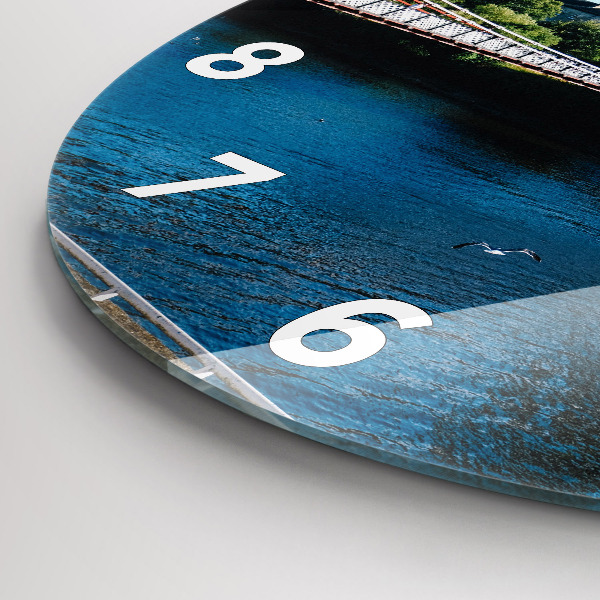 Orologio rotondo in vetro Southportland Scozia