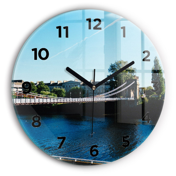 Orologio rotondo in vetro Southportland Scozia