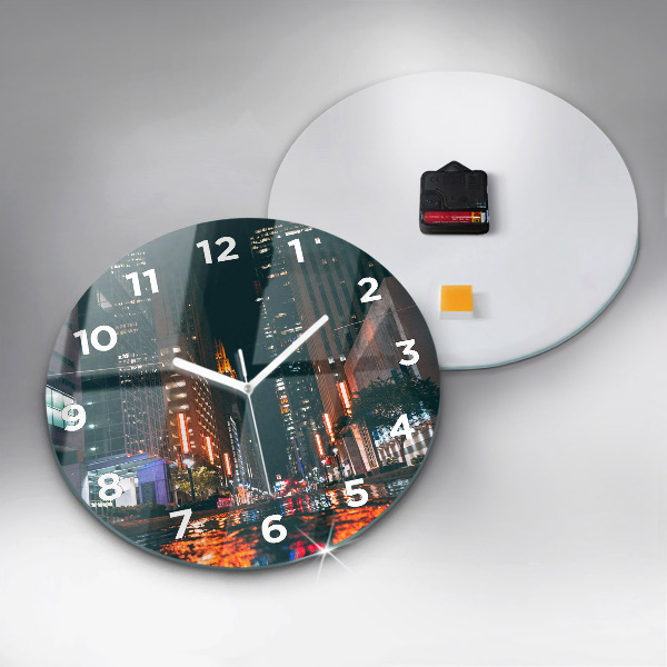 Orologio rotondo in vetro Albergo a Houston