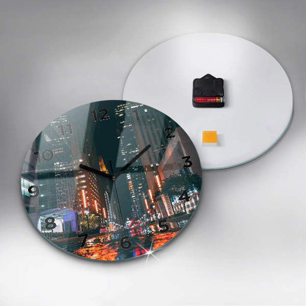 Orologio rotondo in vetro Albergo a Houston
