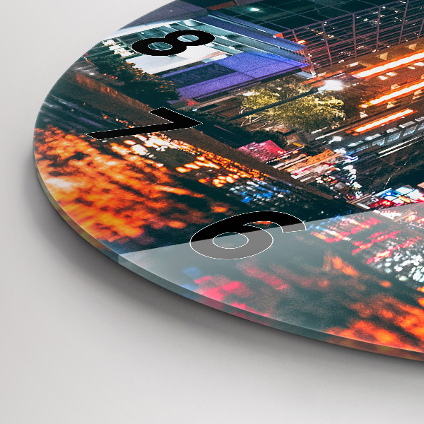 Orologio rotondo in vetro Albergo a Houston