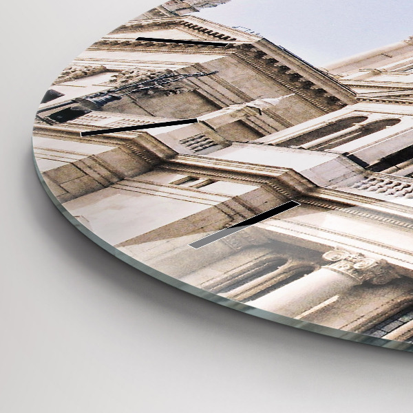 Orologio rotondo in vetro Basilica di S. Stefano