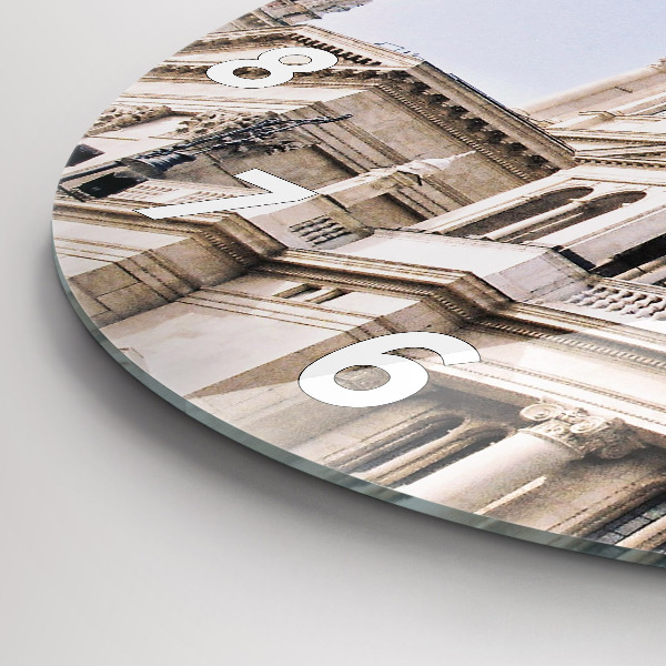 Orologio rotondo in vetro Basilica di S. Stefano