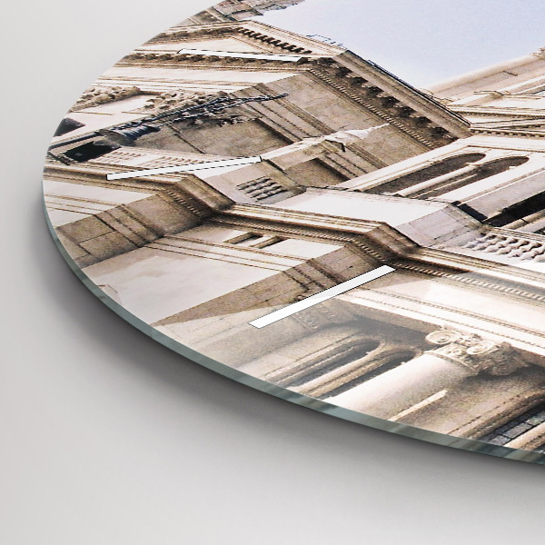 Orologio rotondo in vetro Basilica di S. Stefano