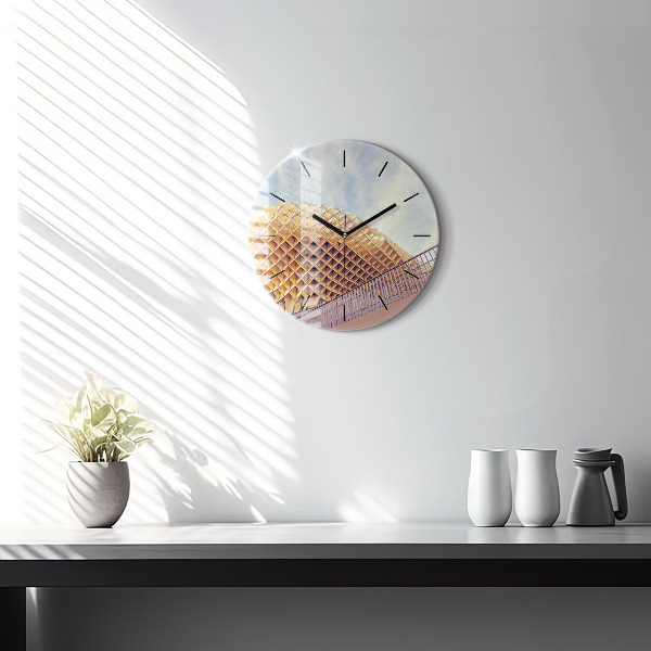 Orologio rotondo in vetro Punto panoramico di Siviglia