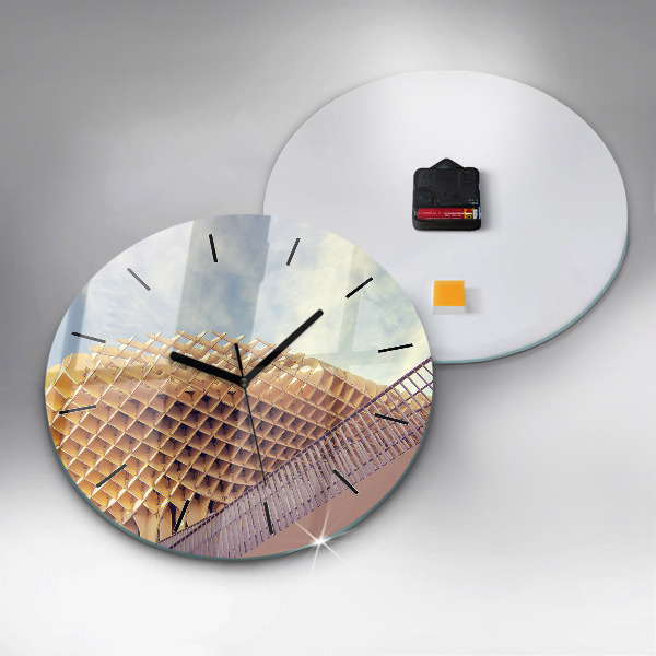 Orologio rotondo in vetro Punto panoramico di Siviglia