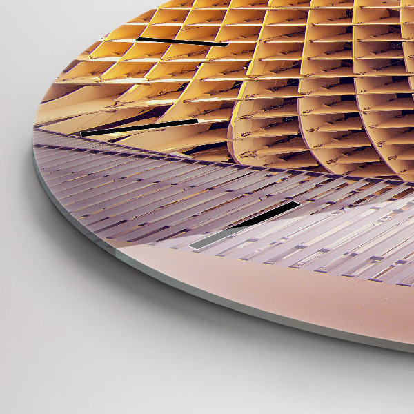 Orologio rotondo in vetro Punto panoramico di Siviglia