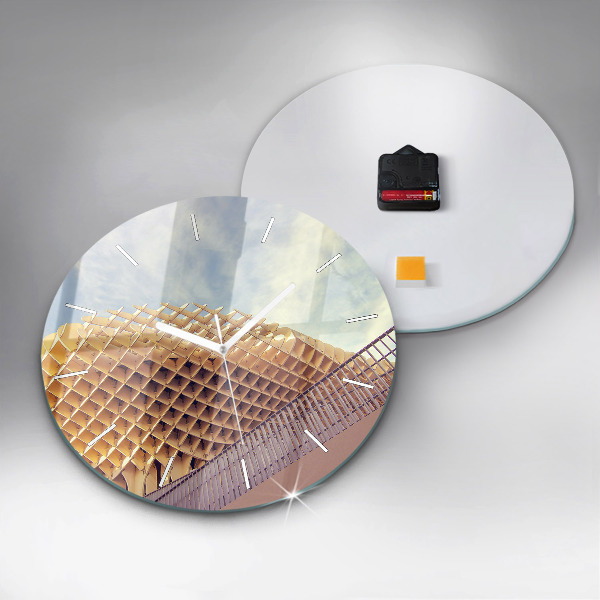 Orologio rotondo in vetro Punto panoramico di Siviglia